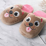 小狗造型保暖拖鞋