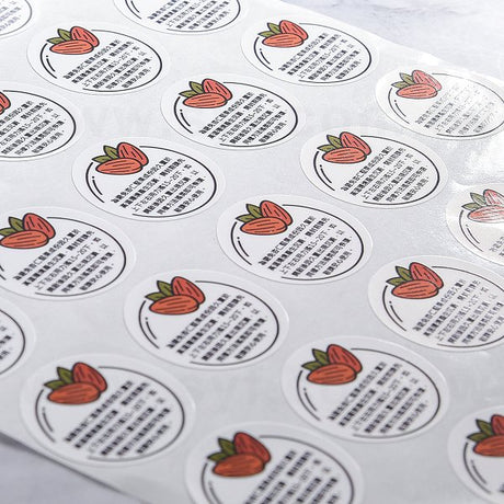 圓形PVC合成貼紙