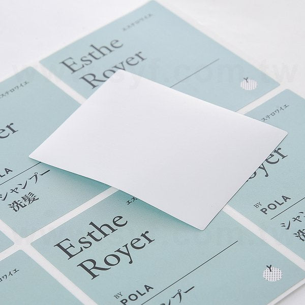 方形PVC合成貼紙