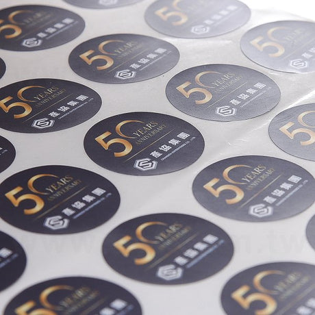 圓形PVC合成貼紙