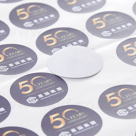 圓形PVC合成貼紙