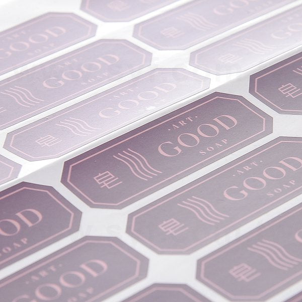 方形超黏銅版貼紙