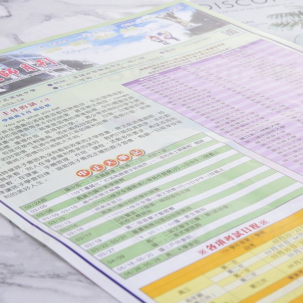 學校招生簡介傳單