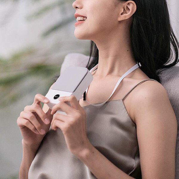 方形帶掛繩USB小風扇