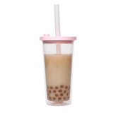 700ml珍珠奶茶雙層塑膠杯