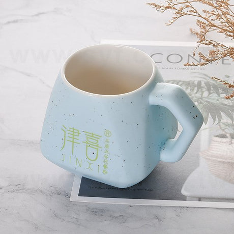菱形陶瓷馬克杯