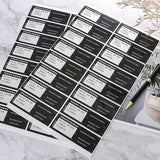 方形亮面金屬貼紙