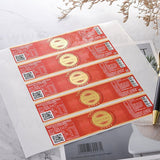 方形PVC合成貼紙