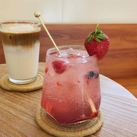 六角玻璃杯