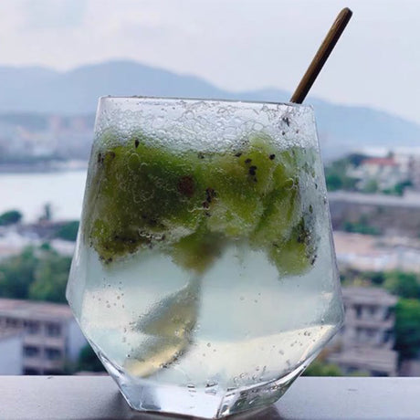 六角玻璃杯