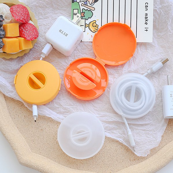 圓形PP捲線收納盒