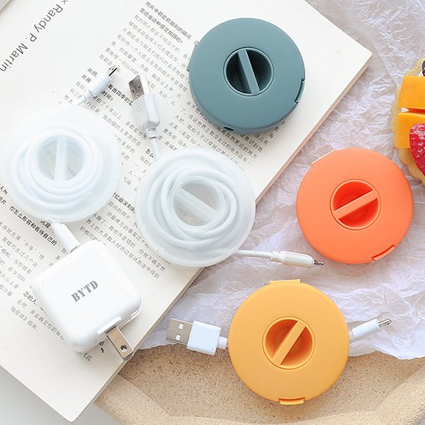 圓形PP捲線收納盒