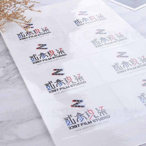 透明防水貼紙