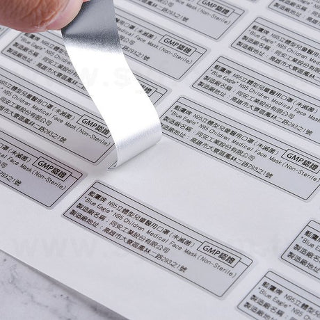 消光金屬貼紙