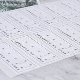 方形超黏銅版貼紙