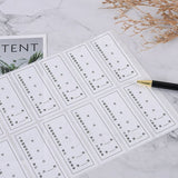 方形超黏銅版貼紙