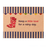 名片型赤牛皮貼紙