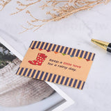 名片型赤牛皮貼紙