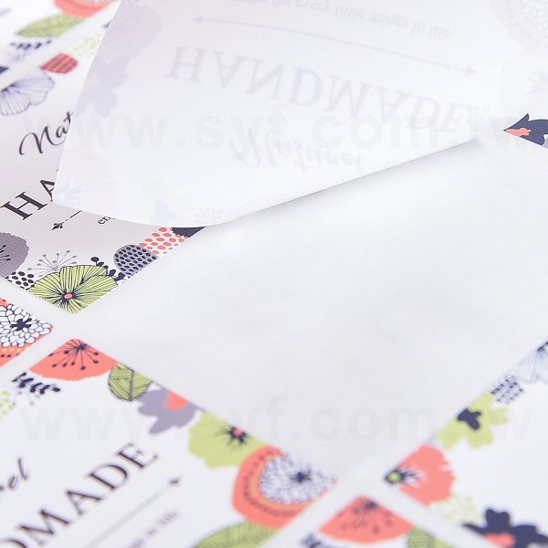 方形極黏銅版貼紙