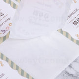 方形極黏銅版貼紙