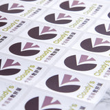 方形PVC合成(珠光)貼紙