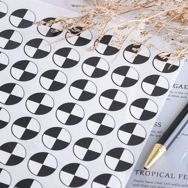 圓形超黏銅版貼紙