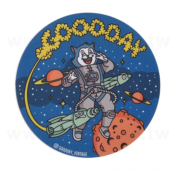 圓形超黏銅版貼紙