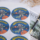 圓形超黏銅版貼紙