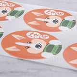 圓形PVC合成(珠光)貼紙