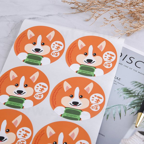 圓形PVC合成(珠光)貼紙