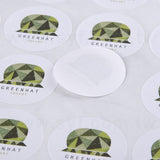 圓形超黏銅版貼紙