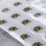 圓形超黏銅版貼紙