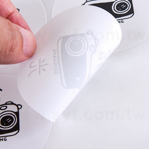 圓形超黏銅版貼紙