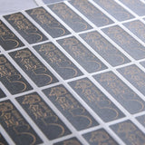 方形超黏銅版貼紙