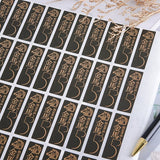 方形超黏銅版貼紙