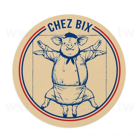 圓形超黏銅版貼紙