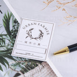 名片型模造貼紙