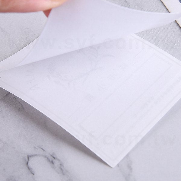 名片型模造貼紙