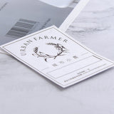 名片型模造貼紙