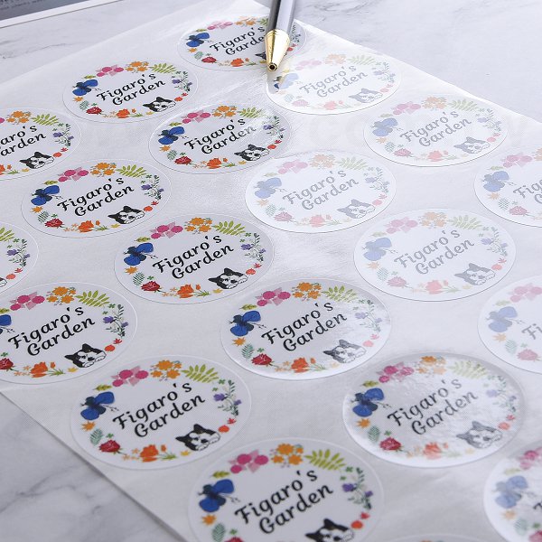 圓形超黏銅版貼紙