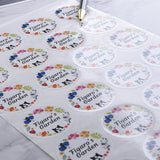 圓形超黏銅版貼紙