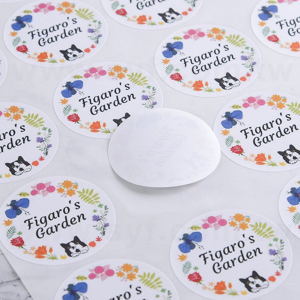 圓形超黏銅版貼紙