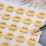 圓形超黏銅版貼紙