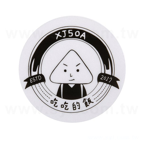 圓形透明貼紙+亮膜60mm-貼紙彩色印刷(同33CA-0032)