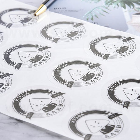 圓形透明貼紙+亮膜60mm-貼紙彩色印刷(同33CA-0032)