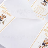 方形超黏銅版貼紙