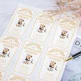 方形超黏銅版貼紙