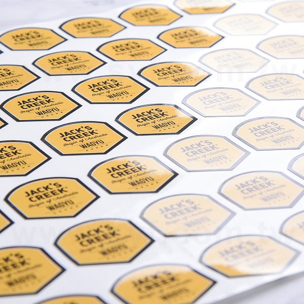 特殊造型銅版貼紙