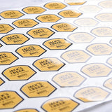 特殊造型銅版貼紙