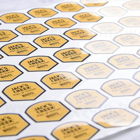 特殊造型銅版貼紙